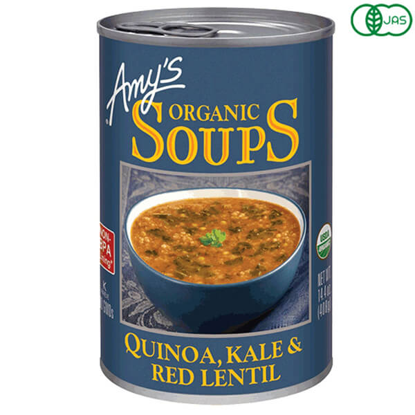 オーガニックラボ　オーガニック　スープ　有機キヌア　レンティル　ケール　エイミーズ　レンティルスープ　ケール　有機キヌア　スープ